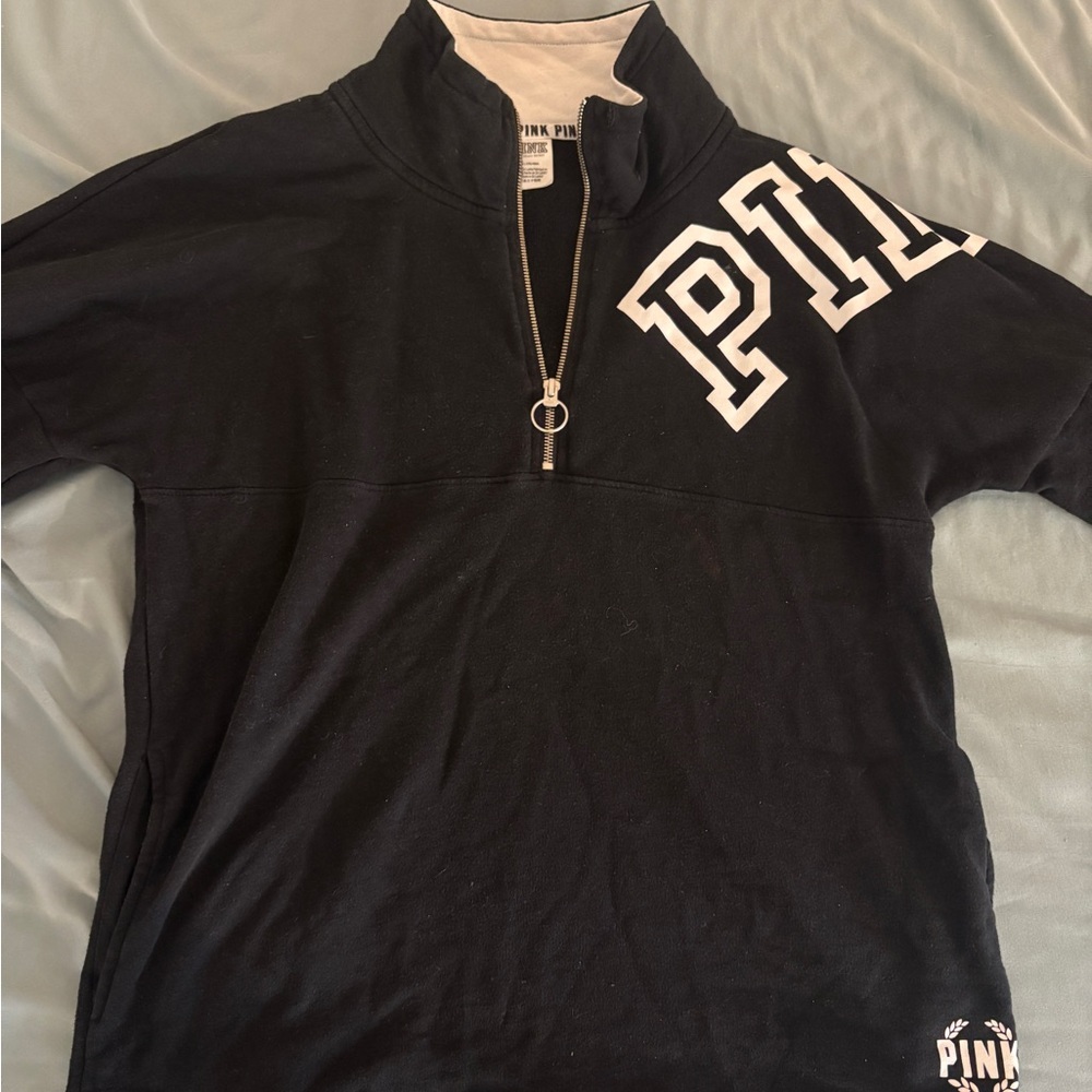 Victoria's Secret Black and White Zip-Up